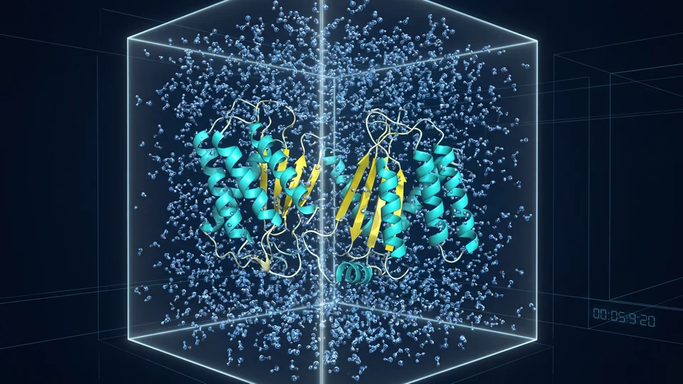 Scientific simulation visualization for GROMACS